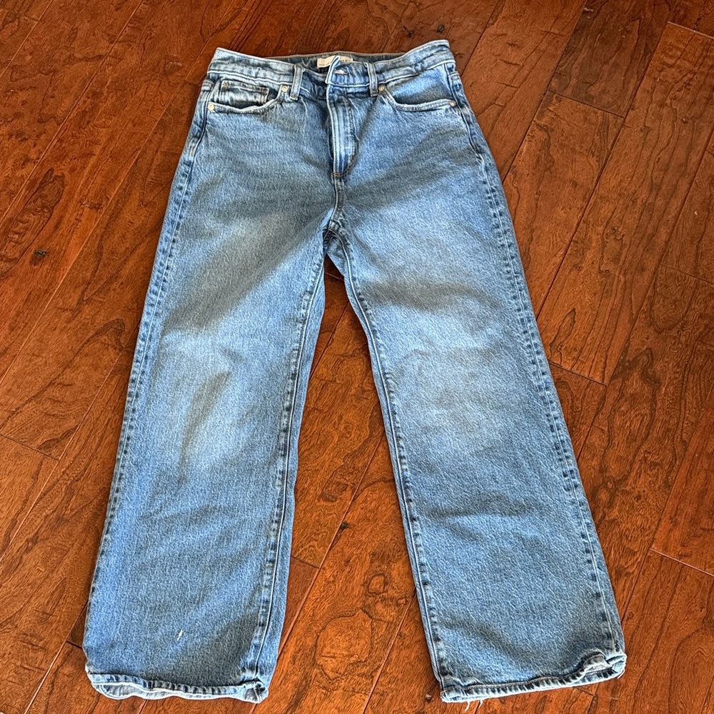 LOFT Light Blue Wide Leg Jeans